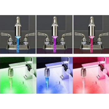 Multicolour LED Water Temperature Sensor Light for Taps